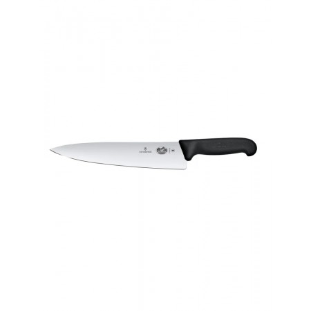 Victorinox Fibrox Nóż kuchenny, szerokie ostrze, 25 cm, czarny