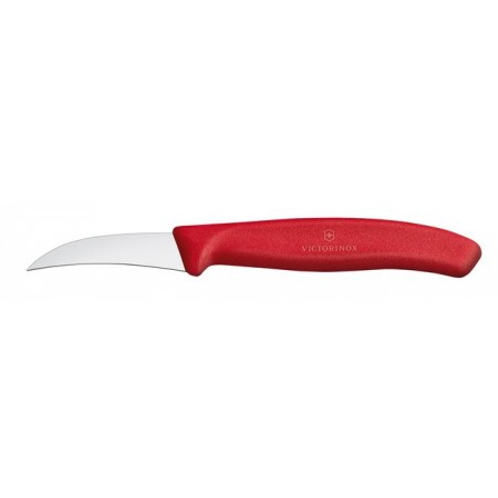 Victorinox Swiss Classic Nóż do jarzyn, zagięty, 60mm, czerwony