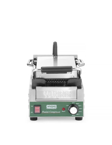 Grill Kontaktowy Panini Compresso Slimline, Waring, 220-240V/1800W, 317X596X(H)260Mm Wariant Podstawowy