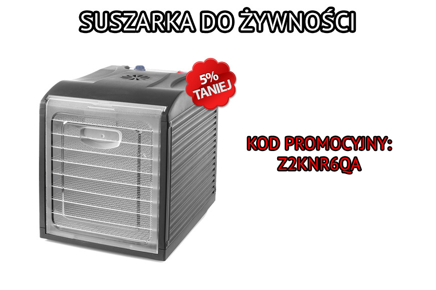 Suszarki do żywności przydatne w każdym domu!